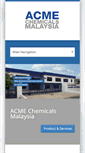 Mobile Screenshot of acmechem.com.my
